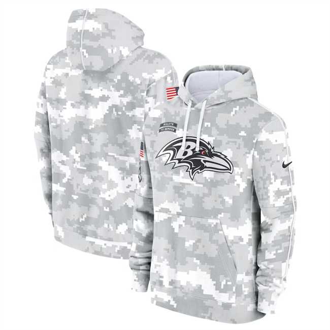 Men's Baltimore Ravens 2024 Arctic Camo Salute To Service Club Fleece Pullover Hoodie,We sell and wholesale Men's Baltimore Ravens 2024 Arctic Camo Salute To Service Club Fleece Pullover Hoodie on line form chian!